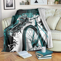 Cycologist Cycling Blanket Grunge Style - Wonder Print Shop