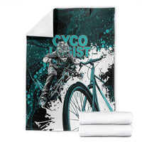 Cycologist Cycling Blanket Grunge Style - Wonder Print Shop