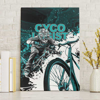Cycologist Cycling Canvas Wall Art Grunge Style - Wonder Print Shop