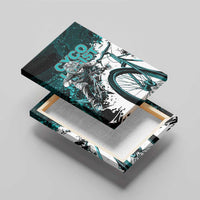 Cycologist Cycling Canvas Wall Art Grunge Style - Wonder Print Shop