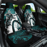 Cycologist Cycling Car Seat Cover Grunge Style - Wonder Print Shop