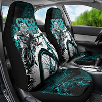 Cycologist Cycling Car Seat Cover Grunge Style - Wonder Print Shop