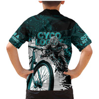 Cycologist Cycling Family Matching Mermaid Dress and Hawaiian Shirt Grunge Style - Wonder Print Shop