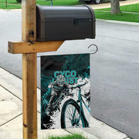 Cycologist Cycling Garden Flag Grunge Style - Wonder Print Shop