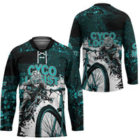 Cycologist Cycling Hockey Jersey Grunge Style - Wonder Print Shop