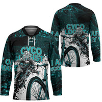 Cycologist Cycling Hockey Jersey Grunge Style - Wonder Print Shop