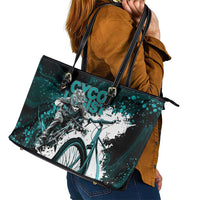 Cycologist Cycling Leather Tote Bag Grunge Style - Wonder Print Shop