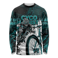 Cycologist Cycling Long Sleeve Shirt Grunge Style - Wonder Print Shop