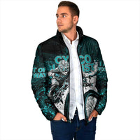 Cycologist Cycling Padded Jacket Grunge Style - Wonder Print Shop