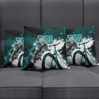 Cycologist Cycling Pillow Cover Grunge Style - Wonder Print Shop