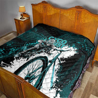Cycologist Cycling Quilt Grunge Style - Wonder Print Shop