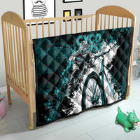 Cycologist Cycling Quilt Grunge Style - Wonder Print Shop