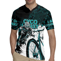 Cycologist Cycling Rugby Jersey Grunge Style - Wonder Print Shop