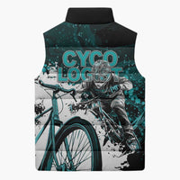 Cycologist Cycling Sleeveless Puffer Jacket Grunge Style - Wonder Print Shop