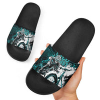Cycologist Cycling Slide Sandals Grunge Style - Wonder Print Shop