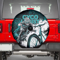 Cycologist Cycling Spare Tire Cover Grunge Style - Wonder Print Shop