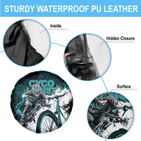 Cycologist Cycling Spare Tire Cover Grunge Style - Wonder Print Shop
