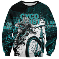 Cycologist Cycling Sweatshirt Grunge Style - Wonder Print Shop