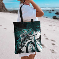 Cycologist Cycling Tote Bag Grunge Style - Wonder Print Shop