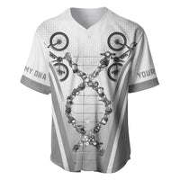 Personalized Cycling Baseball Jersey Its In My DNA - Wonder Print Shop