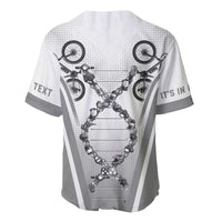 Personalized Cycling Baseball Jersey Its In My DNA - Wonder Print Shop