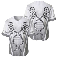 Personalized Cycling Baseball Jersey Its In My DNA - Wonder Print Shop
