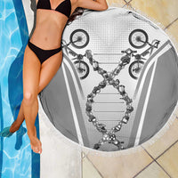 Personalized Cycling Beach Blanket Its In My DNA - Wonder Print Shop