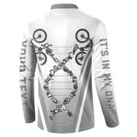 Personalized Cycling Button Sweatshirt Its In My DNA - Wonder Print Shop
