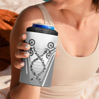 Personalized Cycling 4 in 1 Can Cooler Tumbler Its In My DNA - Wonder Print Shop
