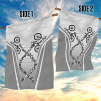 Personalized Cycling Garden Flag Its In My DNA - Wonder Print Shop