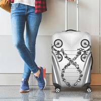 Personalized Cycling Luggage Cover Its In My DNA - Wonder Print Shop
