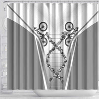 Personalized Cycling Shower Curtain Its In My DNA - Wonder Print Shop