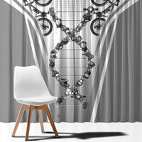 Personalized Cycling Window Curtain Its In My DNA - Wonder Print Shop
