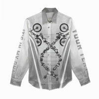 Personalized Cycling Women Casual Shirt Its In My DNA - Wonder Print Shop