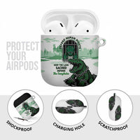 Alligator Alcatraz Defend Human Rights AirPods Case Defend The Everglades - Wonder Print Shop