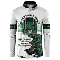 Alligator Alcatraz Defend Human Rights Button Sweatshirt Defend The Everglades - Wonder Print Shop
