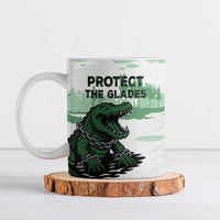 Alligator Alcatraz Defend Human Rights Ceramic Mug Defend The Everglades - Wonder Print Shop