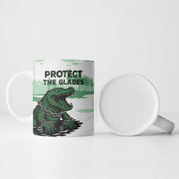 Alligator Alcatraz Defend Human Rights Ceramic Mug Defend The Everglades - Wonder Print Shop