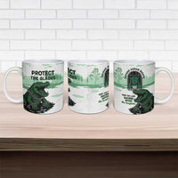 Alligator Alcatraz Defend Human Rights Ceramic Mug Defend The Everglades - Wonder Print Shop