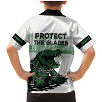 Alligator Alcatraz Defend Human Rights Family Matching Mermaid Dress and Hawaiian Shirt Defend The Everglades - Wonder Print Shop