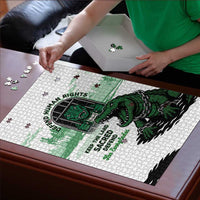 Alligator Alcatraz Defend Human Rights Puzzle Defend The Everglades - Wonder Print Shop