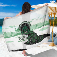 Alligator Alcatraz Defend Human Rights Sarong Defend The Everglades - Wonder Print Shop