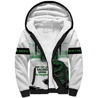 Alligator Alcatraz Defend Human Rights Sherpa Hoodie Defend The Everglades - Wonder Print Shop