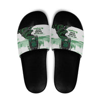 Alligator Alcatraz Defend Human Rights Slide Sandals Defend The Everglades - Wonder Print Shop