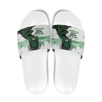 Alligator Alcatraz Defend Human Rights Slide Sandals Defend The Everglades - Wonder Print Shop