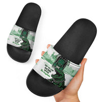 Alligator Alcatraz Defend Human Rights Slide Sandals Defend The Everglades - Wonder Print Shop