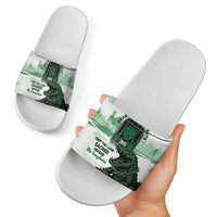 Alligator Alcatraz Defend Human Rights Slide Sandals Defend The Everglades - Wonder Print Shop