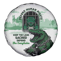 Alligator Alcatraz Defend Human Rights Spare Tire Cover Defend The Everglades - Wonder Print Shop