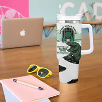Alligator Alcatraz Defend Human Rights Tumbler With Handle Defend The Everglades - Wonder Print Shop