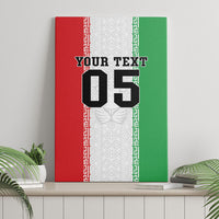 Custom Iran Football 2026 Canvas Wall Art Go Team Melli Flag Style